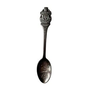 Vintage Rolex Watch Souvenir Spoon Bucherer Interlaken Silver Plated B 100 12